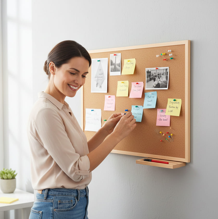 Pizarra de corcho
