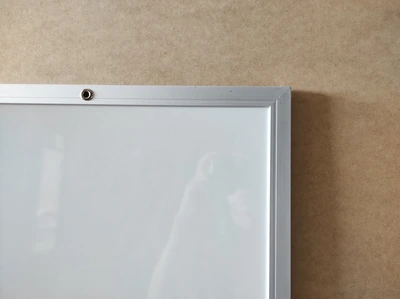 Pizarra Acrílica blanca de 100x70 cm con marco de Aluminio | pizarra acrilica blanca