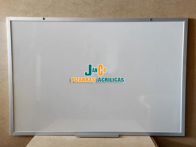 Pizarra Acrilica Blanca 120x80 cm con Marco de Aluminio | pizarra blanca