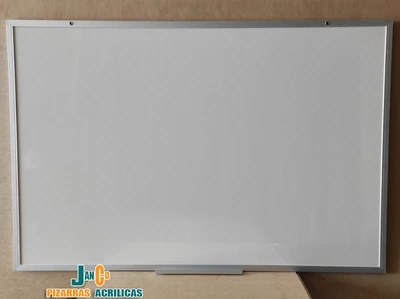 Pizarra Acrilica blanca de 150x100 cm con marco de Aluminio | pizarra blanca